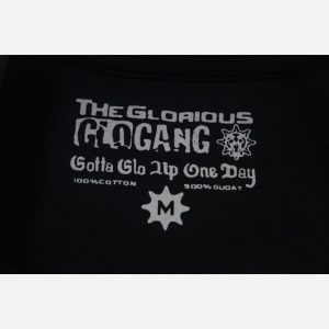 Glo Gang "Don't Want War" Graphic T-Shirt – Black | Fragment Clothing - View 2