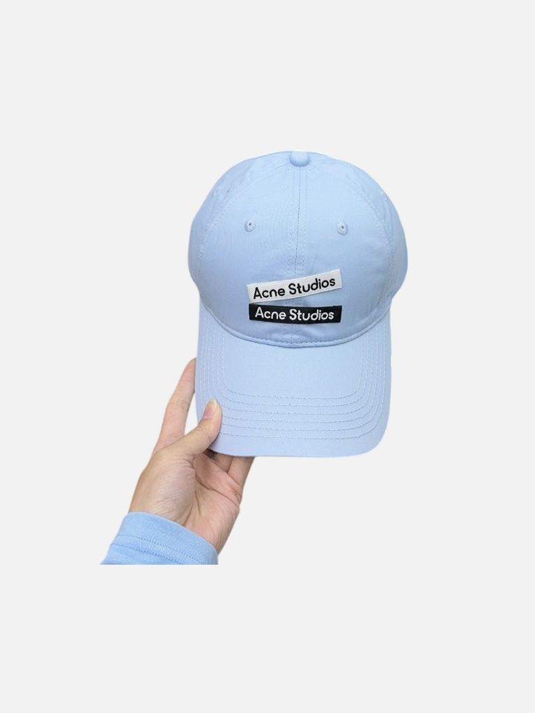Acne Studios Baby Blue Patch Logo Baseball Cap Acne Studios Baby Blue Patch Logo Baseball Cap | Fragment Clothing