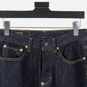Evisu Two-Tone Seagull Denim Jeans – Dark Indigo | Fragment Clothing - View 2