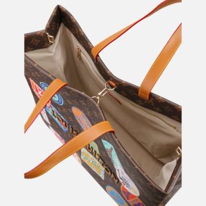 Louis Vuitton Monogram World Tour Large Tote Shoulder Bag