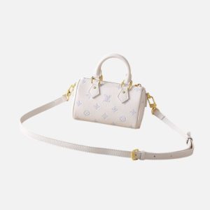 Louis Vuitton Nano Speedy Monogram Empreinte White | Fragment Clothing