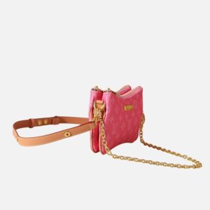 Louis Vuitton Sunset Monogram Denim Pink Bag | Fragment Clothing