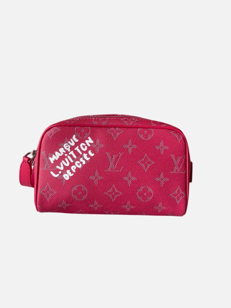 Louis Vuitton Pink Heritage Monogram Pouch Louis Vuitton Pink Heritage Monogram Pouch | Fragment Clothing