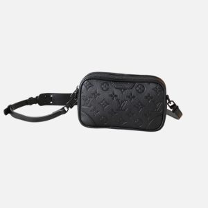 Louis Vuitton Black Leather Alpha Crossbody Bag | Fragment Clothing