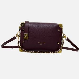 Louis Vuitton Burgundy Leather Chain Crossbody Bag | Fragment Clothing