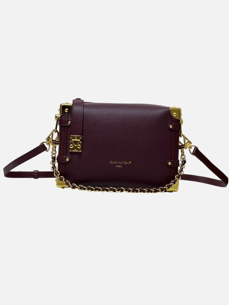 Louis Vuitton Burgundy Leather Chain Crossbody Bag Louis Vuitton Burgundy Leather Chain Crossbody Bag | Fragment Clothing