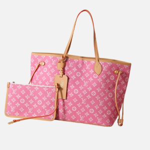 Louis Vuitton Monogram Neverfull MM Rose Tote Bag with Pouch | Fragment Clothing