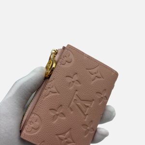 Louis Vuitton Monogram Empreinte Coin Card Holder - Pink | Fragment Clothing
