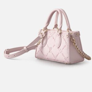 Louis Vuitton Pink Leather Top Handle Bag | Fragment Clothing