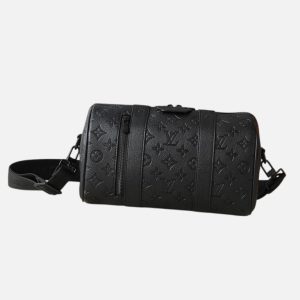 Louis Vuitton Keepall Bandoulière 25 Monogram Shadow Black Bag | Fragment Clothing