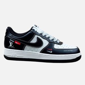 Nike Air Force 1 Custom Black White Hypebeast | Fragment Clothing