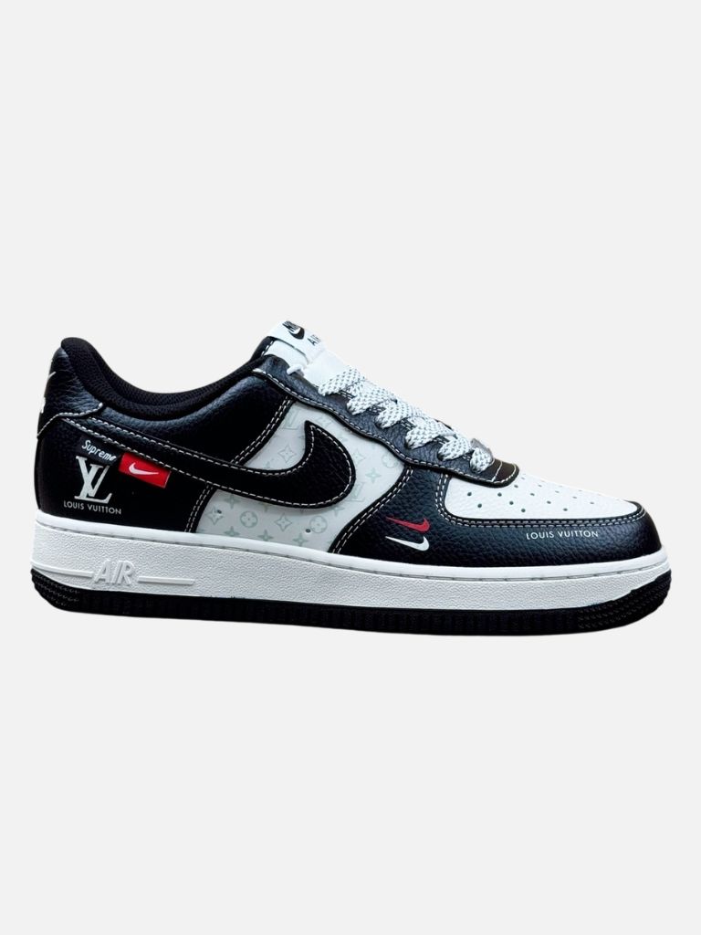 Nike Air Force 1 Custom Black White Hypebeast Nike Air Force 1 Custom Black White Hypebeast | Fragment Clothing