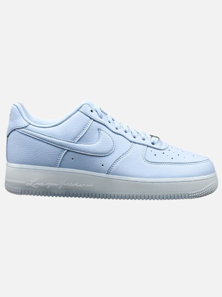 NOCTA x Nike Air Force 1 Low Love You Forever Light Blue Sneakers NOCTA x Nike Air Force 1 Low Love You Forever Light Blue Sneakers | Fragment Clothing Streetwear