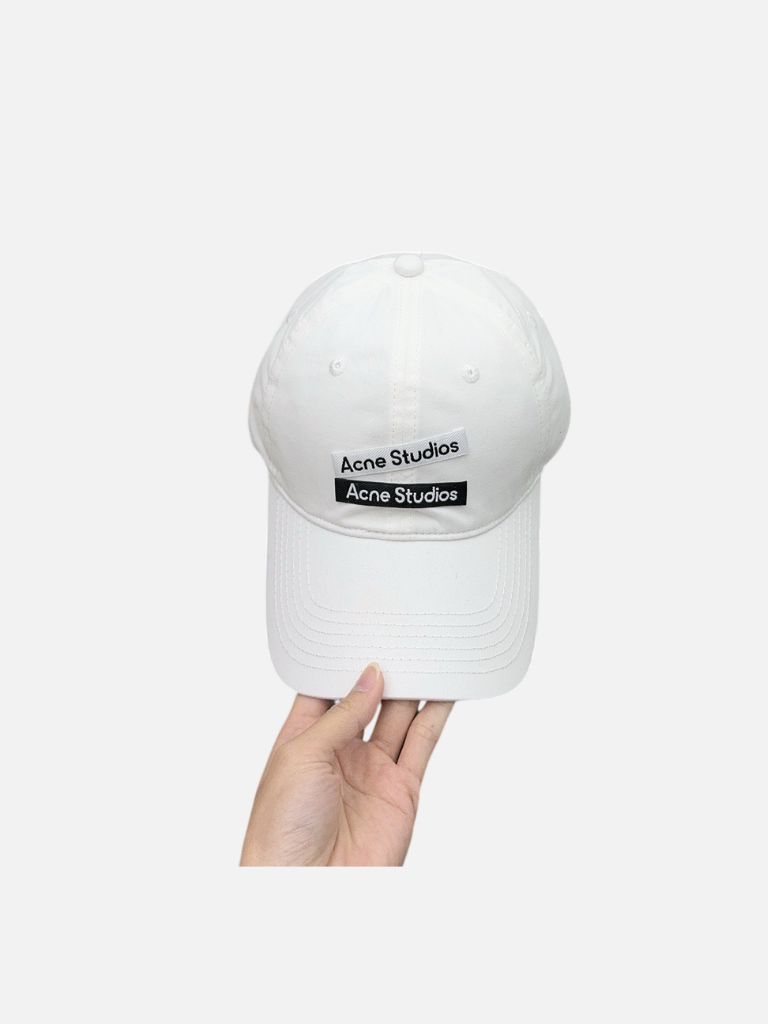 Acne Studios White Patch Logo Baseball Cap Acne Studios White Patch Logo Baseball Cap | Fragment Clothing