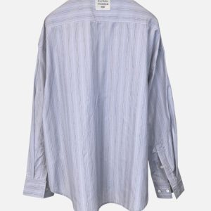Acne Studios Light Grey Pinstripe Long Sleeve Shirt | Fragment Clothing - View 2