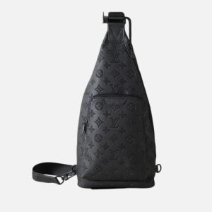 Louis Vuitton Monogram Shadow Leather Duo Sling Bag - Black | Fragment Clothing