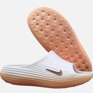 Nike Calm Slide Pink Sunset Gradient Foam Mule Sandals | Fragment Clothing Streetwear - View 2
