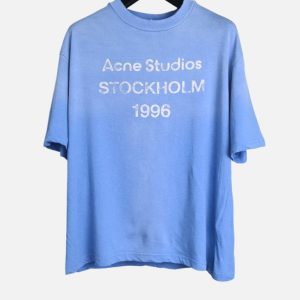 Acne Studios Light Blue 1996 Logo Graphic T-Shirt | Fragment Clothing