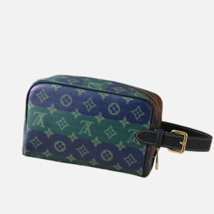 Louis Vuitton Toiletry Dopp Kit Monogram Bleached Blue Green Bag | Fragment Clothing