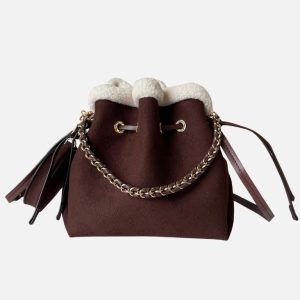 Louis Vuitton NéoNoé BB Empreinte Shearling Brown Bag | Fragment Clothing