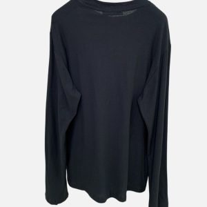 Acne Studios Black Stockholm 1996 Pocket Long Sleeve T-Shirt | Fragment Clothing - View 2