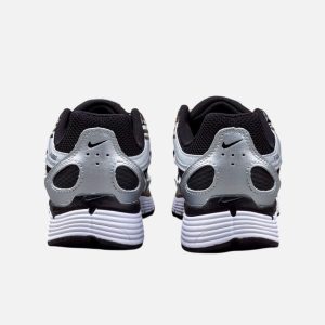 Nike P-6000 Retro Y2K Style Metallic Silver Black Athletic Sneakers | Fragment Clothing Streetwear - View 2