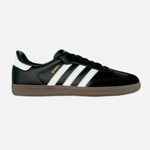adidas Originals Samba OG Unisex Retro Terrace Sneakers - Black/White | Fragment Clothing