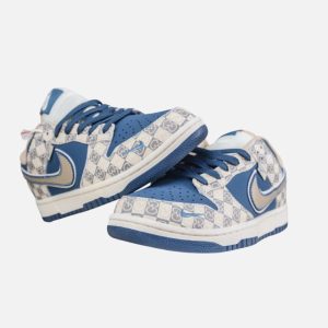 Nike Dunk Low Custom Gucci Pattern Sneakers | Fragment Clothing Streetwear - View 2