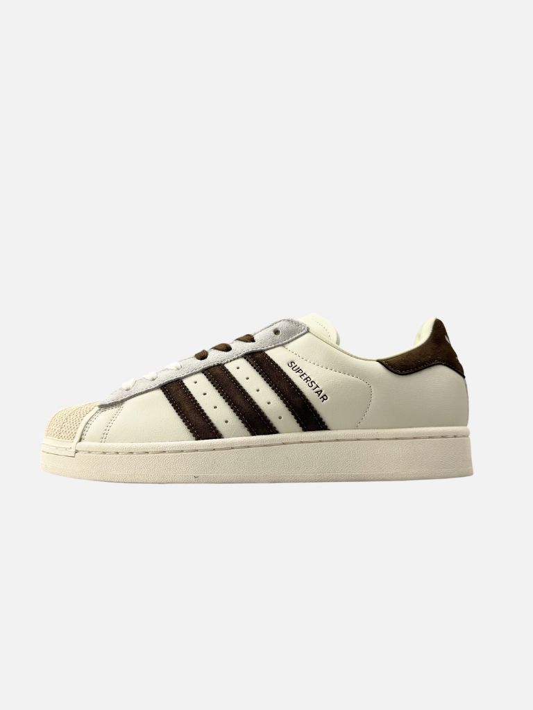 Adidas Superstar Cream White Dark Brown Suede Sneakers Adidas Superstar Cream White Dark Brown Suede Sneakers | Fragment Clothing