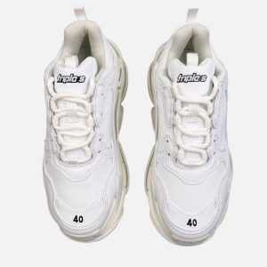 Balenciaga Triple S Sneaker White – Multi-Sole Low Top | Fragment Clothing - View 2