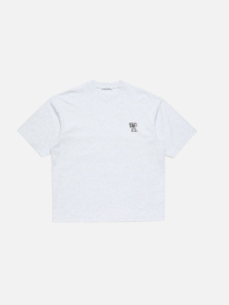 Acne Studios White Ribbon Logo T-Shirt Acne Studios White Ribbon Logo T-Shirt | Fragment Clothing