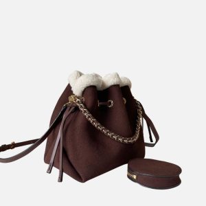Louis Vuitton NéoNoé BB Empreinte Shearling Brown Bag | Fragment Clothing