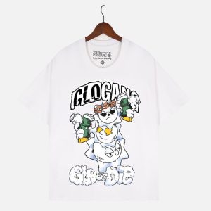 Glo Gang "Glo or Die" Graphic T-Shirt – White | Fragment Clothing