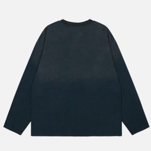 Acne Studios Black Stockholm 1996 Rhinestone Long Sleeve T-Shirt | Fragment Clothing - View 2