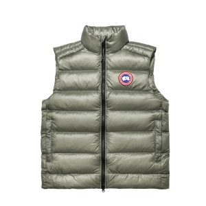 Canada Goose Sage Green Crofton Down Puffer Vest | Fragment Clothing