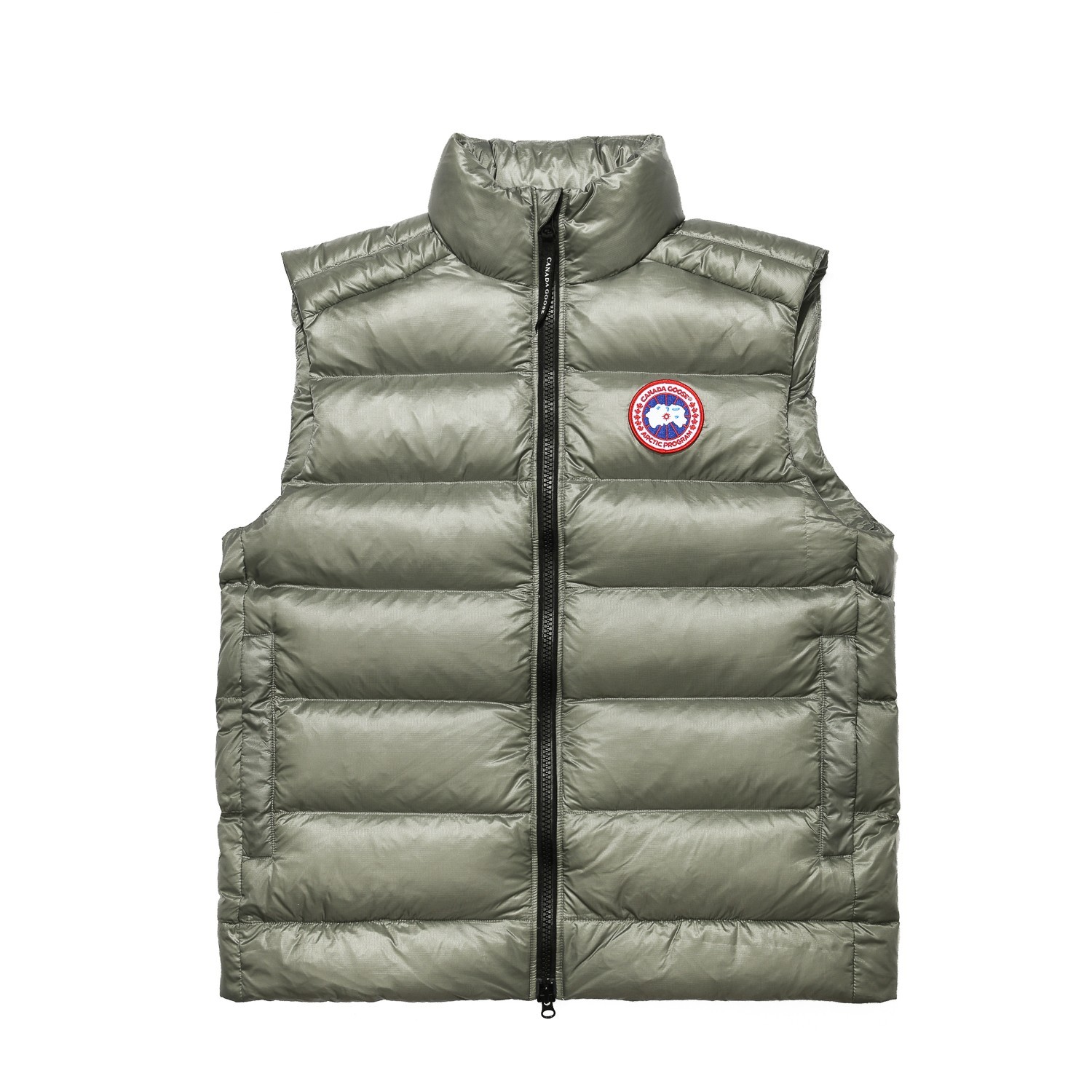 Canada Goose Sage Green Crofton Down Puffer Vest Canada Goose Sage Green Crofton Down Puffer Vest | Fragment Clothing