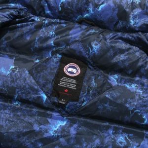 Canada Goose Blue Camo Marble Quilted Down Vest | Fragment Clothing