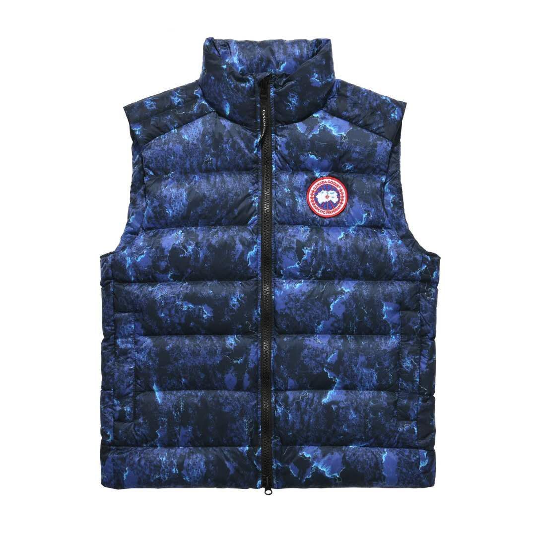 Canada Goose Blue Camo Marble Quilted Down Vest Canada Goose Blue Camo Marble Quilted Down Vest | Fragment Clothing