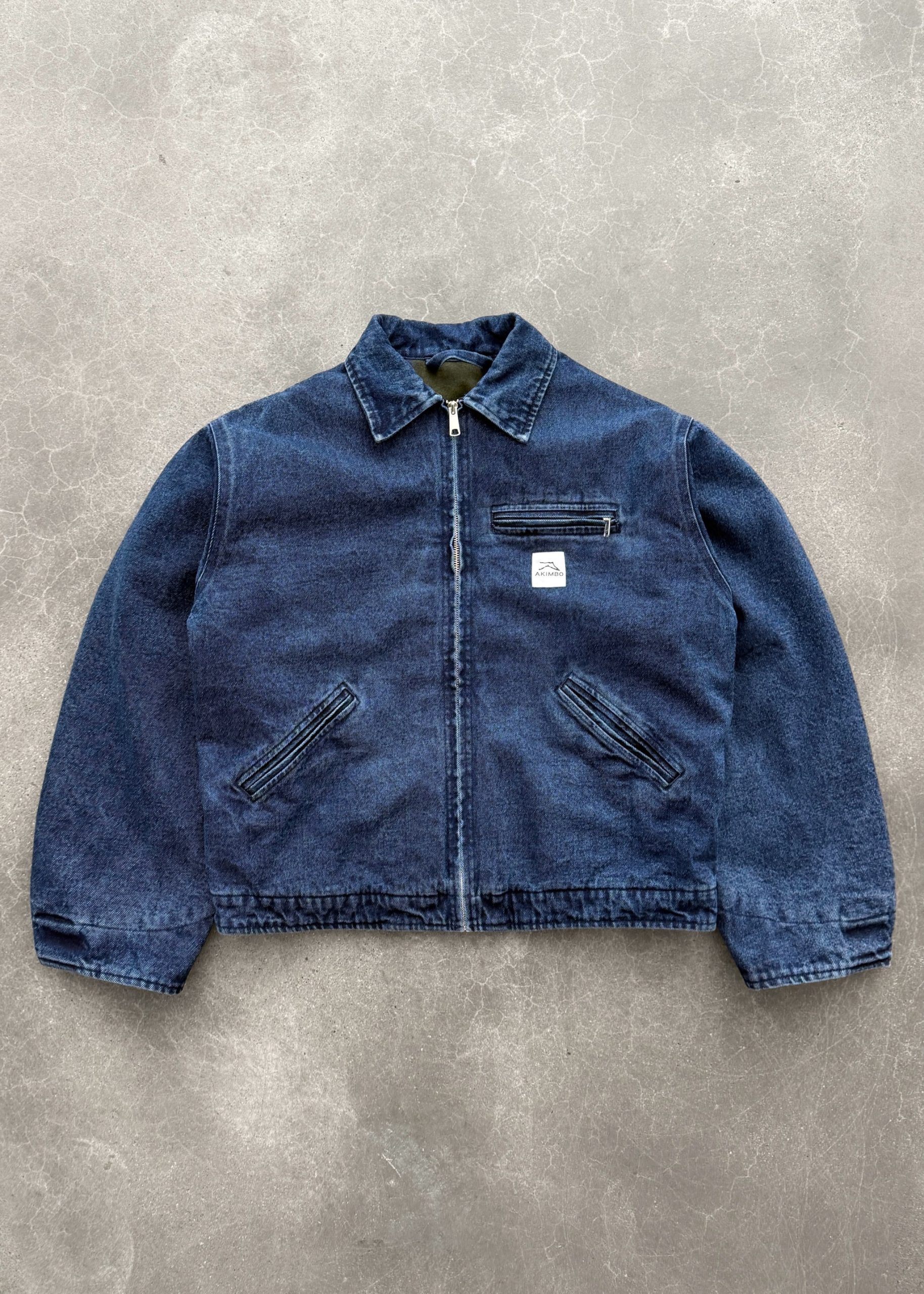 Akimbo Layton Jacket - Denim (5) Akimbo Layton Jacket - Denim | Fragment Clothing