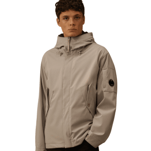 C.p Company Dove Grey Shell R Goggle Lens Jacket (2) | Fragment Clothing