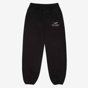 Cole Buxton Black International Sweatpants | Fragment Clothing