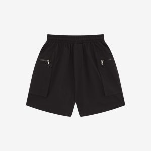 Cole Buxton Black Tech Cargo Shorts | Fragment Clothing