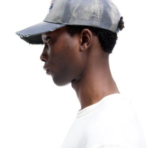 Cole Buxton Blue Triple Cross Cap (1) | Fragment Clothing