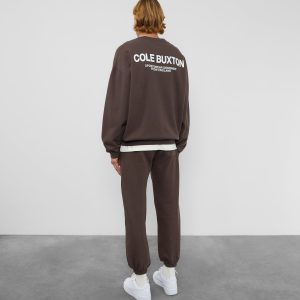 Cole Buxton Brown Pocket Fade Grey Sweatpants (3) | Fragment Clothing