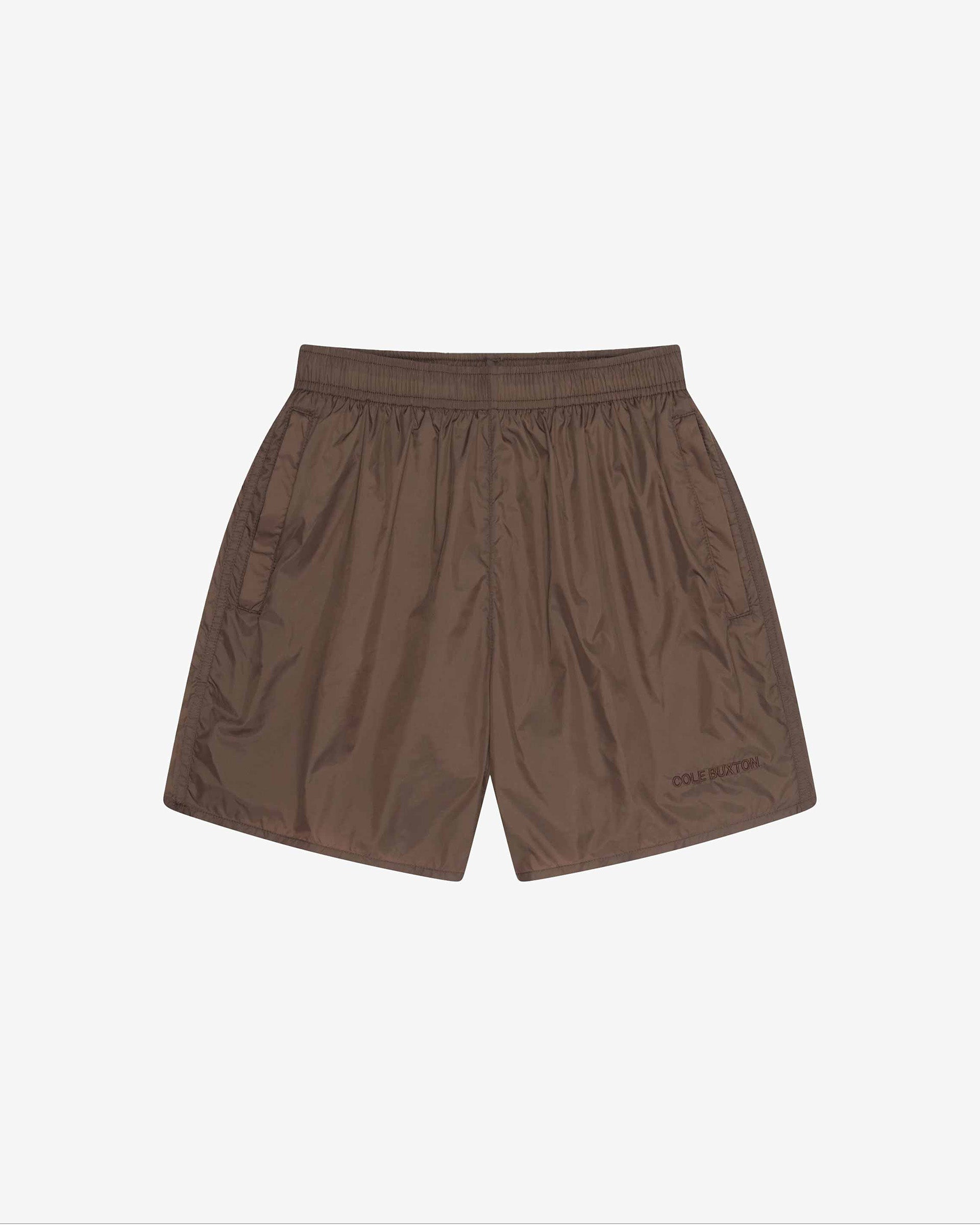Cole Buxton Brown Swim Shorts (3) Cole Buxton Brown Swim Shorts | Fragment Clothing