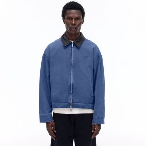 Cole Buxton Emblem Trucker Blue Jacket (4) | Fragment Clothing