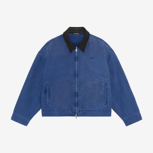 Cole Buxton Emblem Trucker Blue Jacket | Fragment Clothing