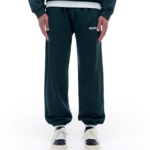 Cole Buxton Forest Green Sportswear Sweatpants (2) | Fragment Clothing