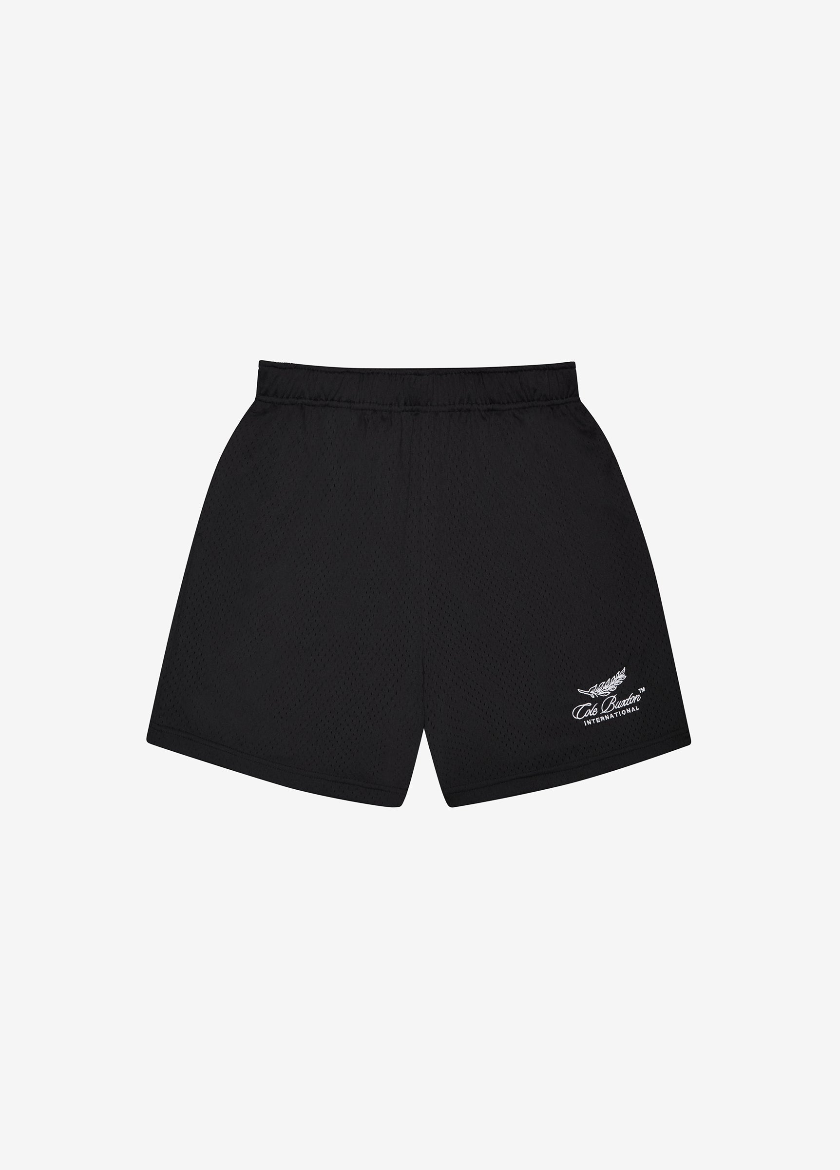 Cole Buxton International Mesh Black Shorts (4) Cole Buxton International Mesh Black Shorts | Fragment Clothing