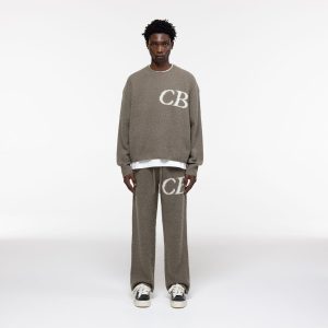 Cole Buxton Khaaki Logo Knit Sweater (3) | Fragment Clothing
